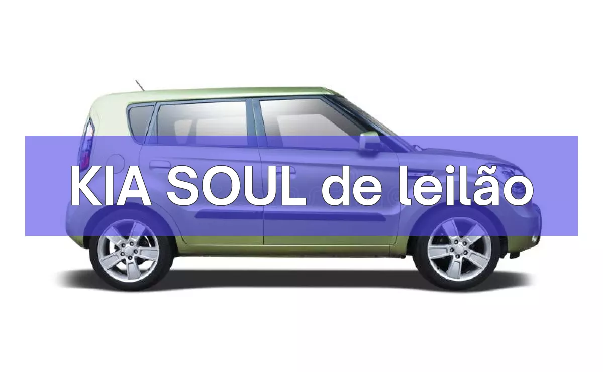 KIA SOUL em leilão