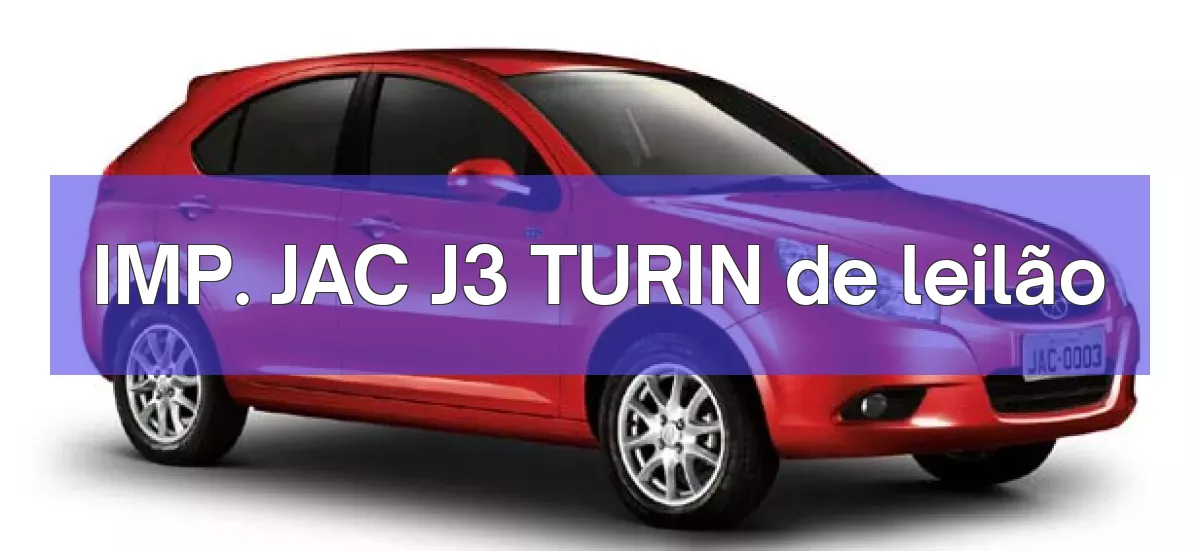 IMP. JAC J3 TURIN em leilão
