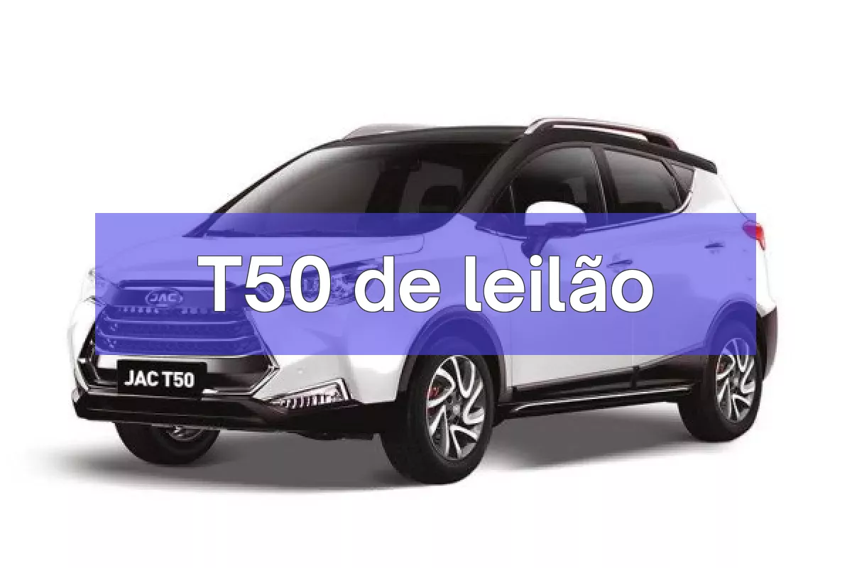 T50 em leilão