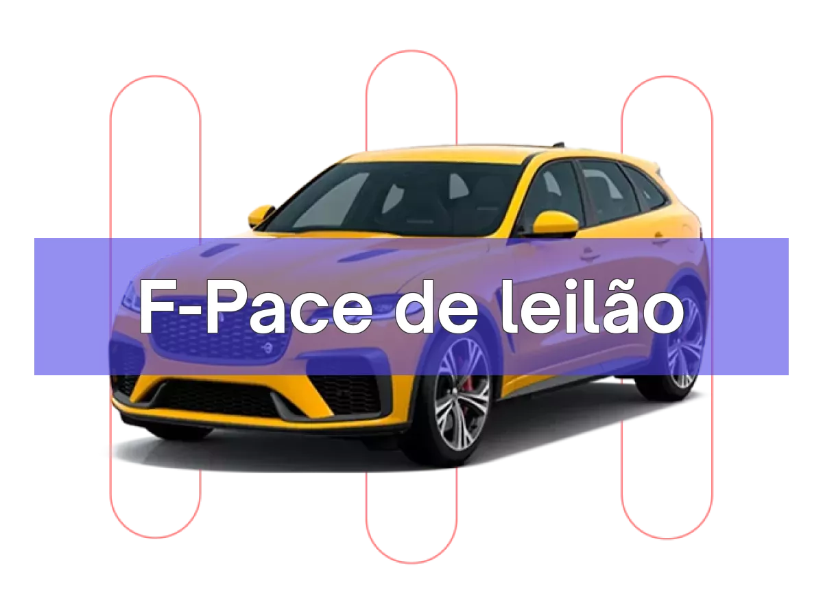 F-Pace em leilão