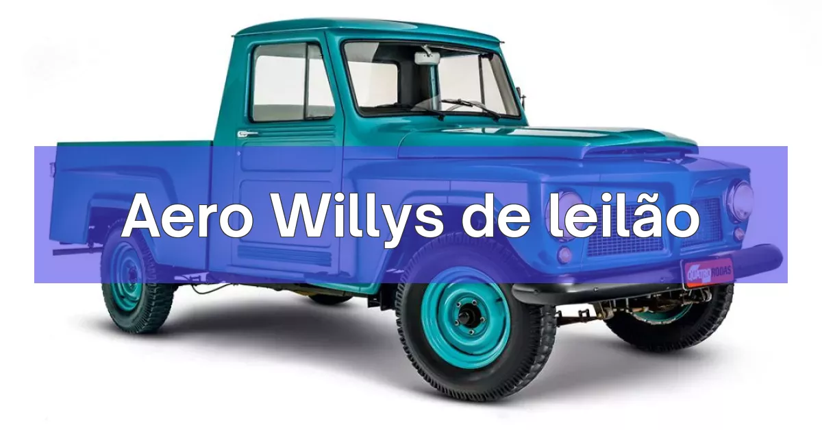 Aero Willys em leilão