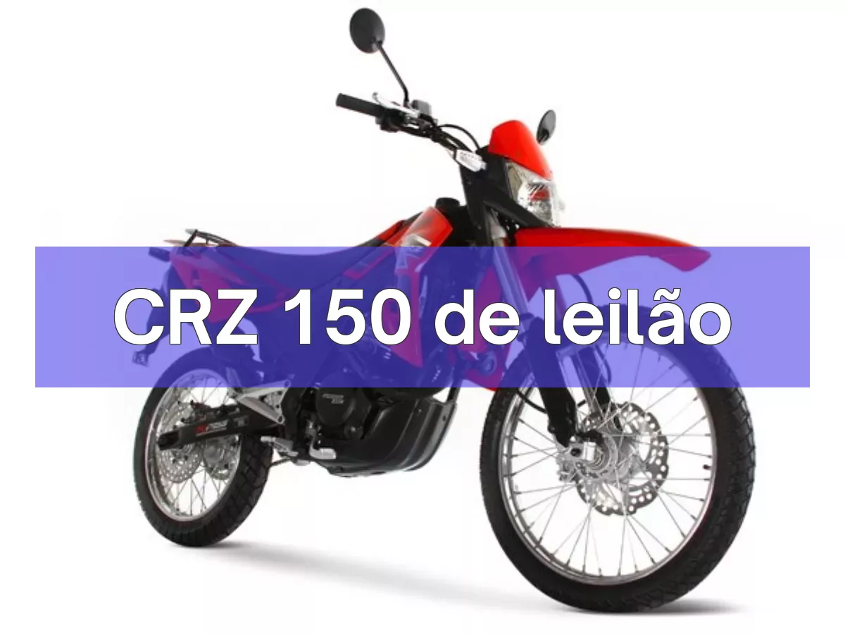 CRZ 150 em leilão