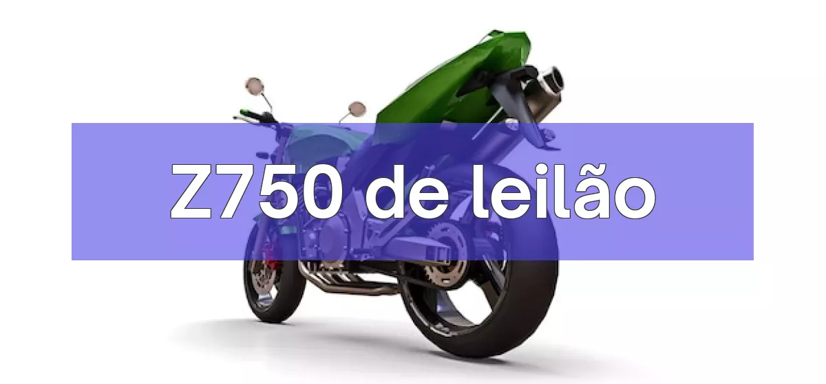 Z750 em leilão