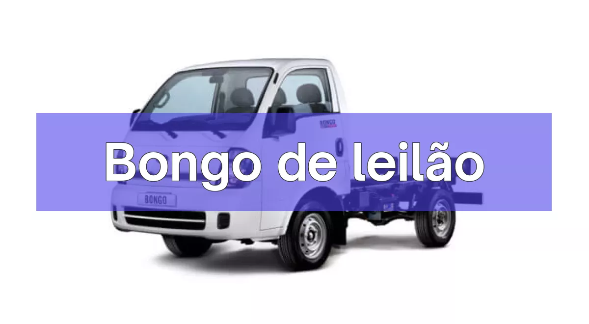 Bongo em leilão