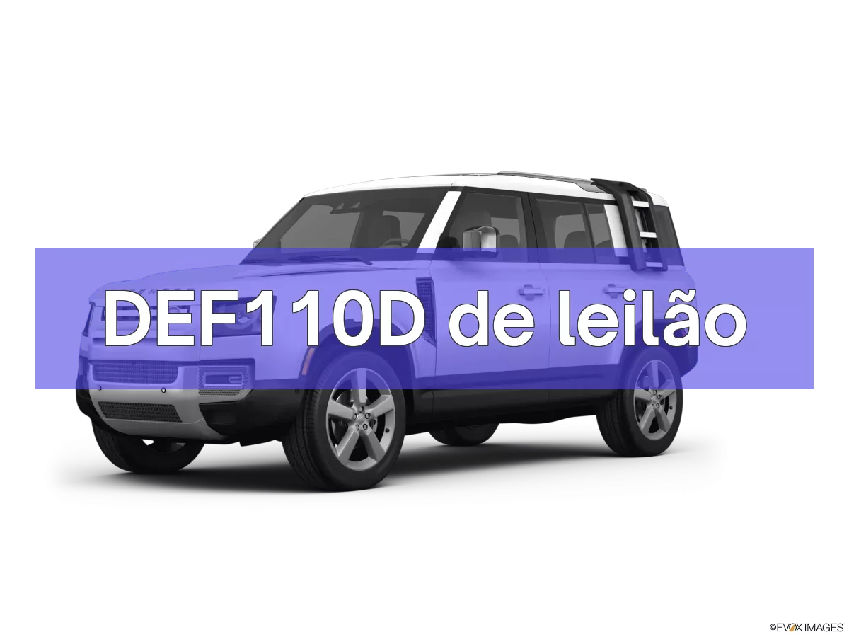 DEF110D em leilão