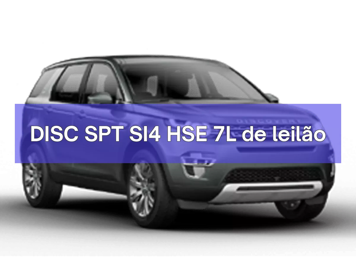 DISC SPT SI4 HSE 7L em leilão