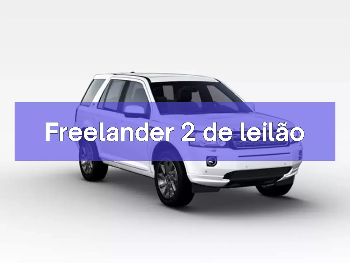 Freelander 2 em leilão
