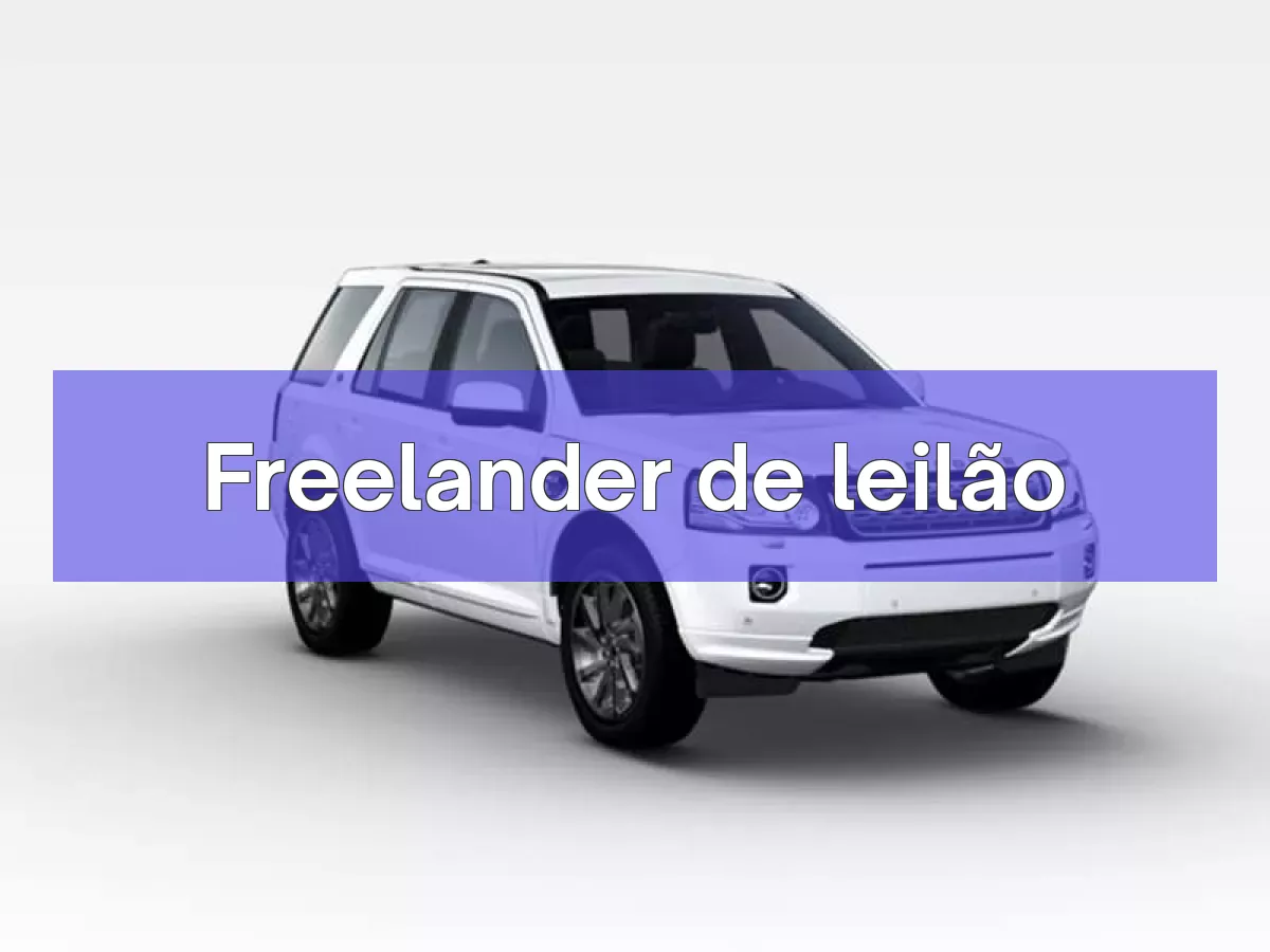 Freelander em leilão