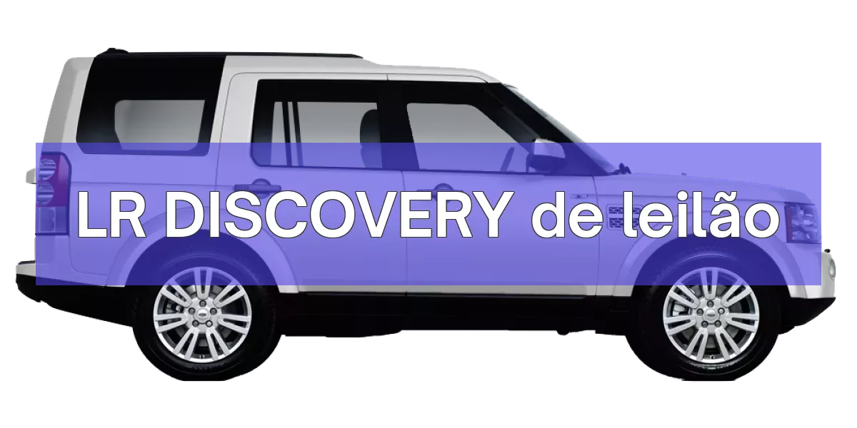 LR DISCOVERY em leilão