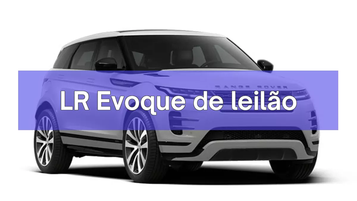 LR Evoque em leilão