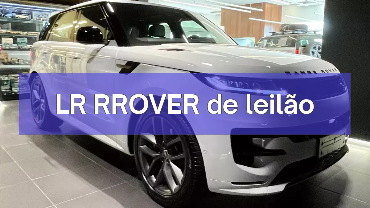 LR RROVER em leilão