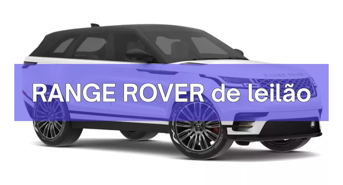 RANGE ROVER em leilão