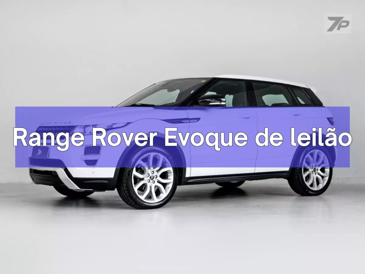 Range Rover Evoque em leilão