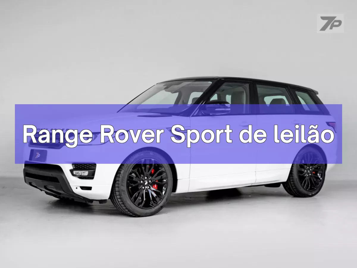 Range Rover Sport em leilão