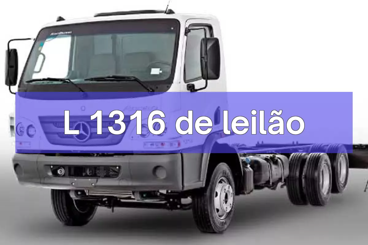 L 1316 em leilão