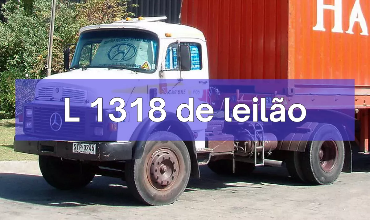 L 1318 em leilão