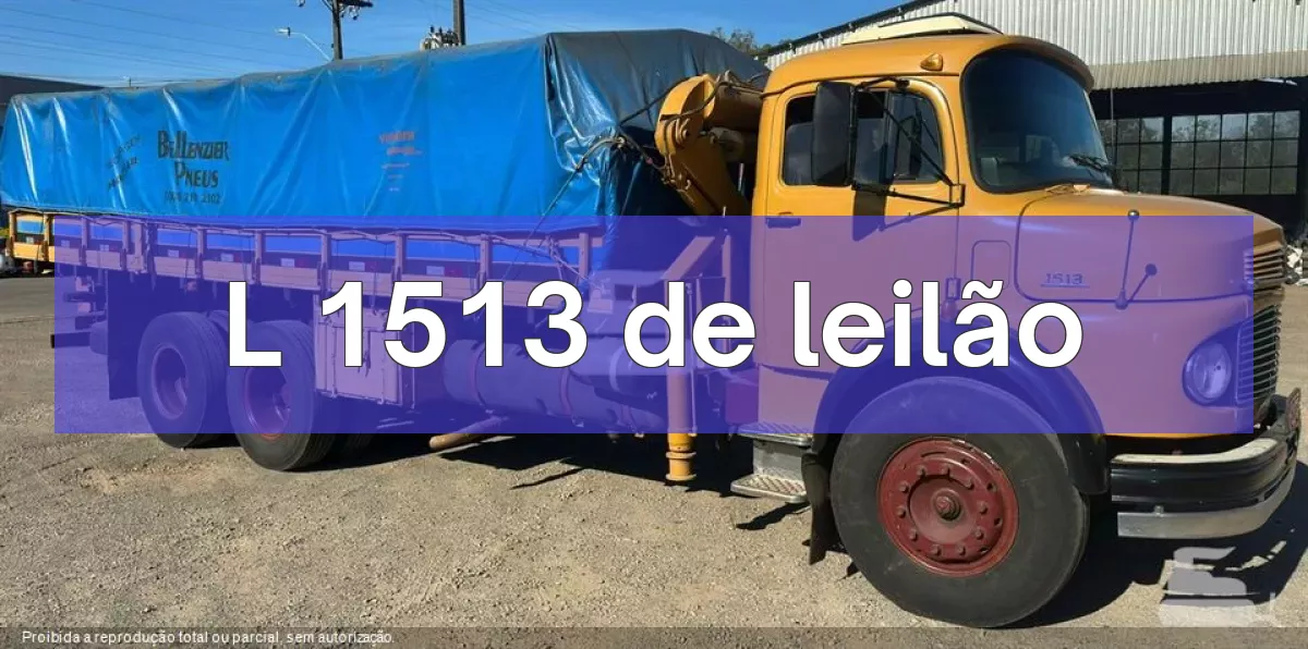 L 1513 em leilão