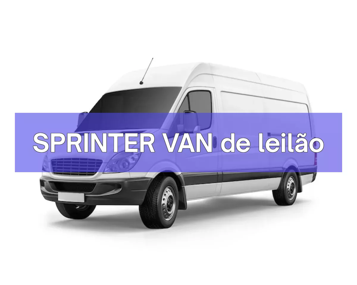 SPRINTER VAN em leilão