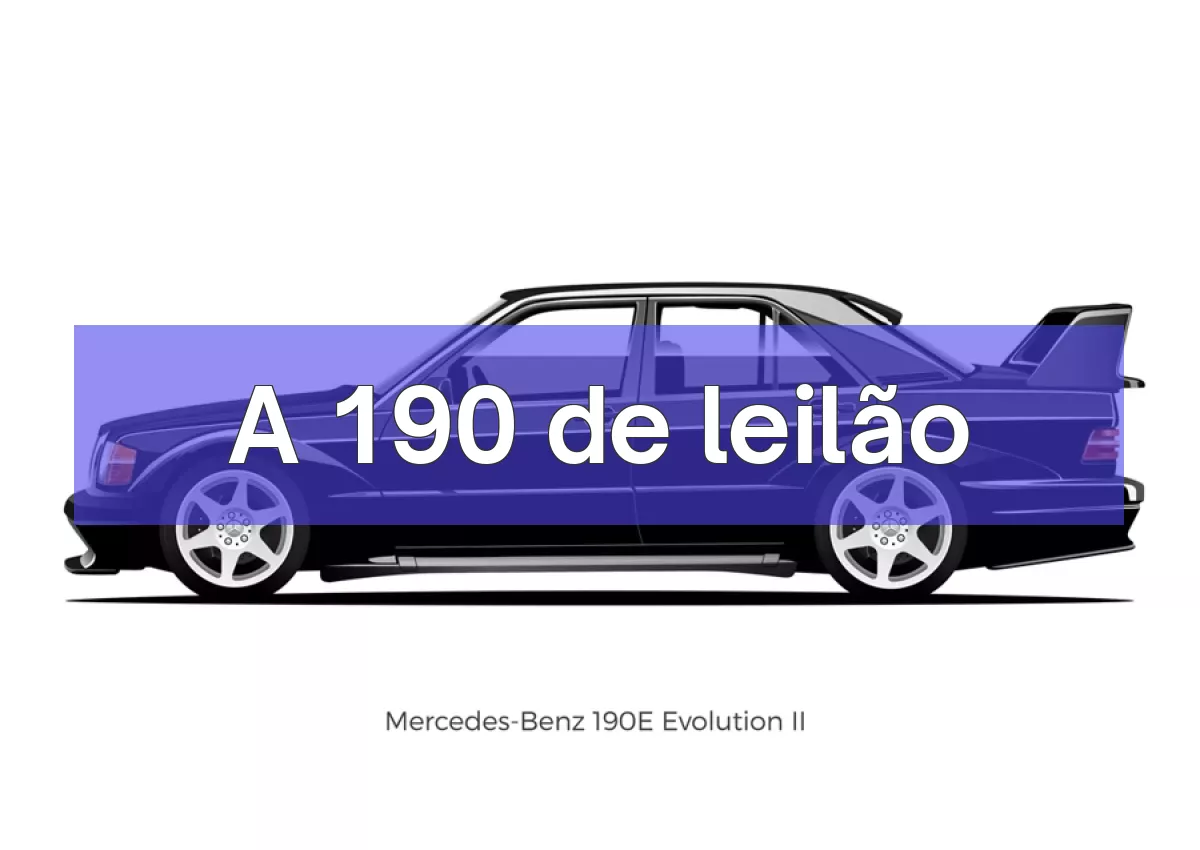 A 190 em leilão