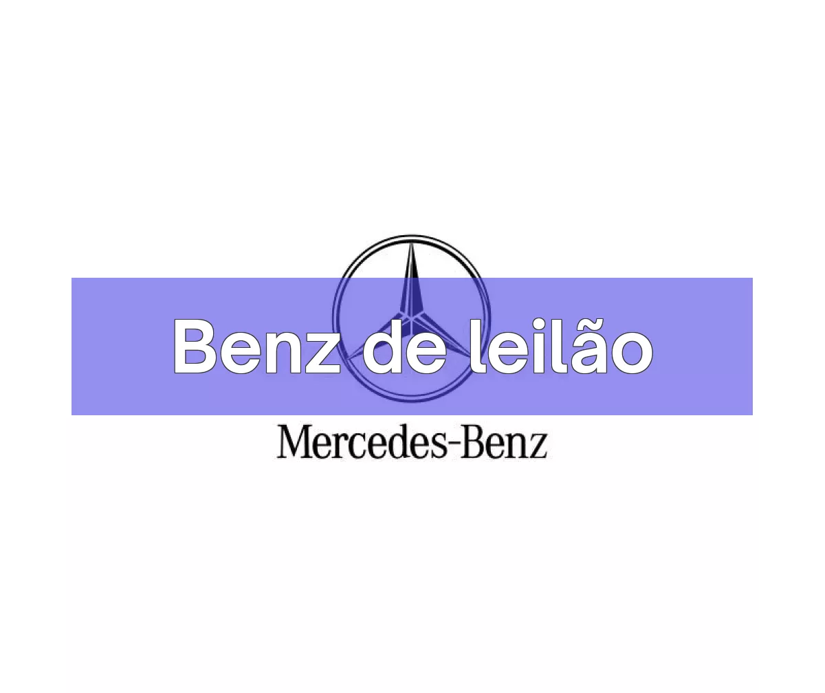 Benz em leilão