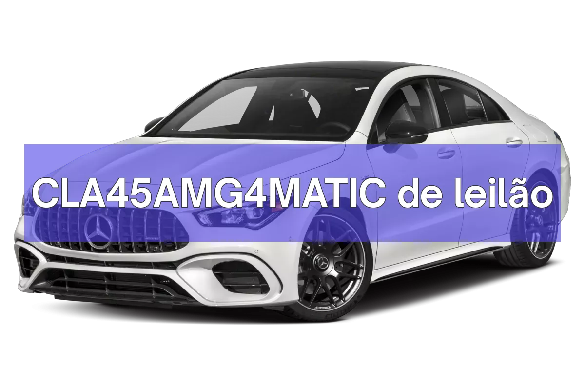 CLA45AMG4MATIC em leilão