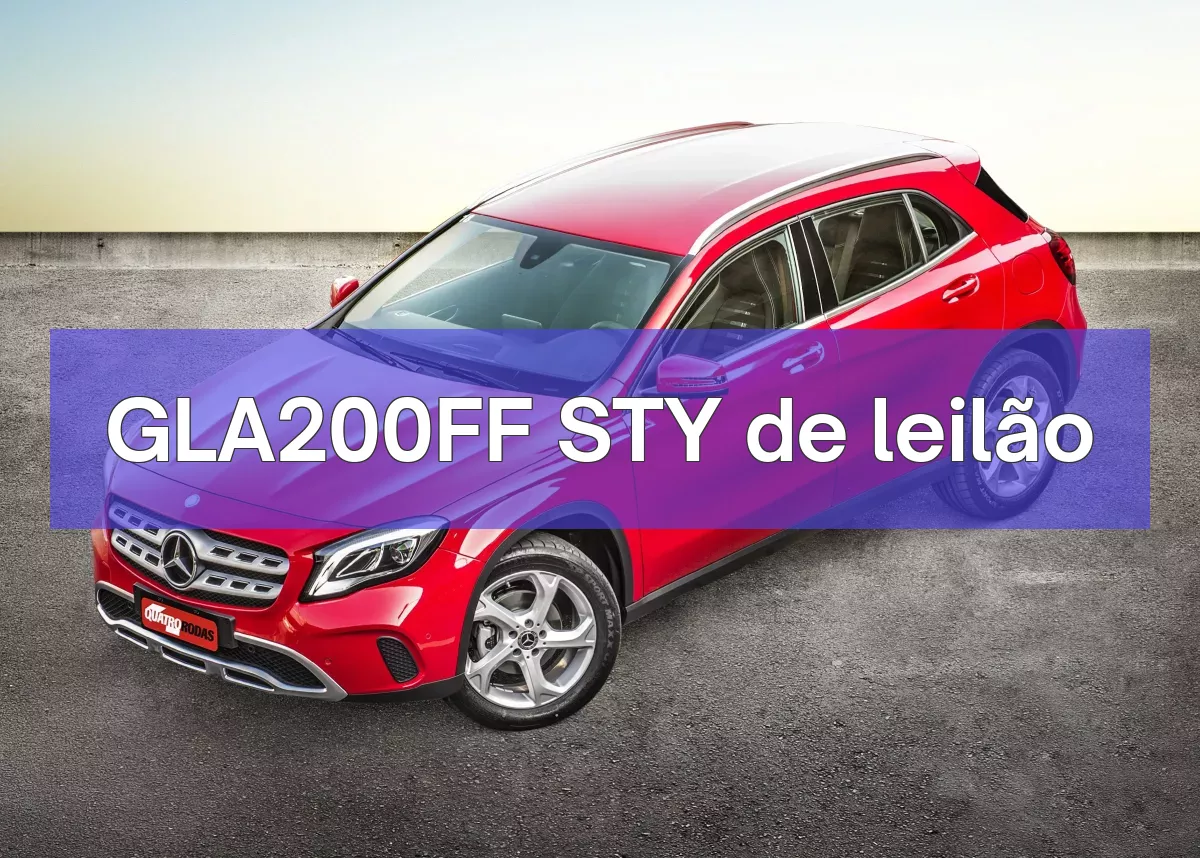 GLA200FF STY em leilão
