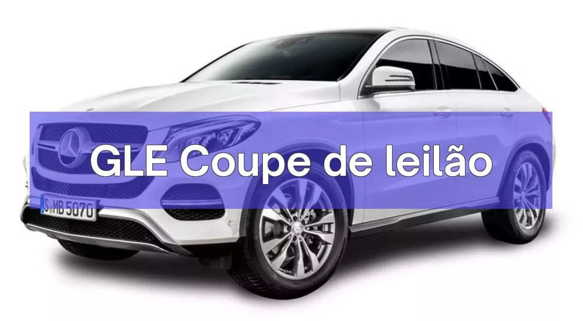 GLE Coupe em leilão
