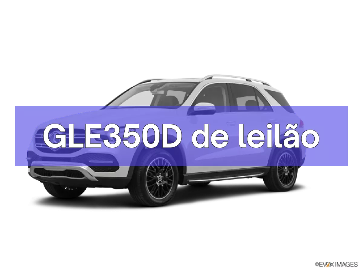 GLE350D em leilão