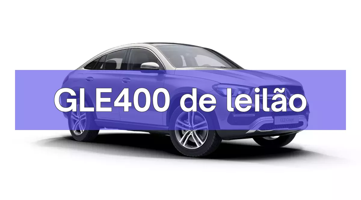GLE400 em leilão