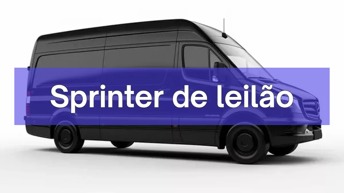 Sprinter em leilão