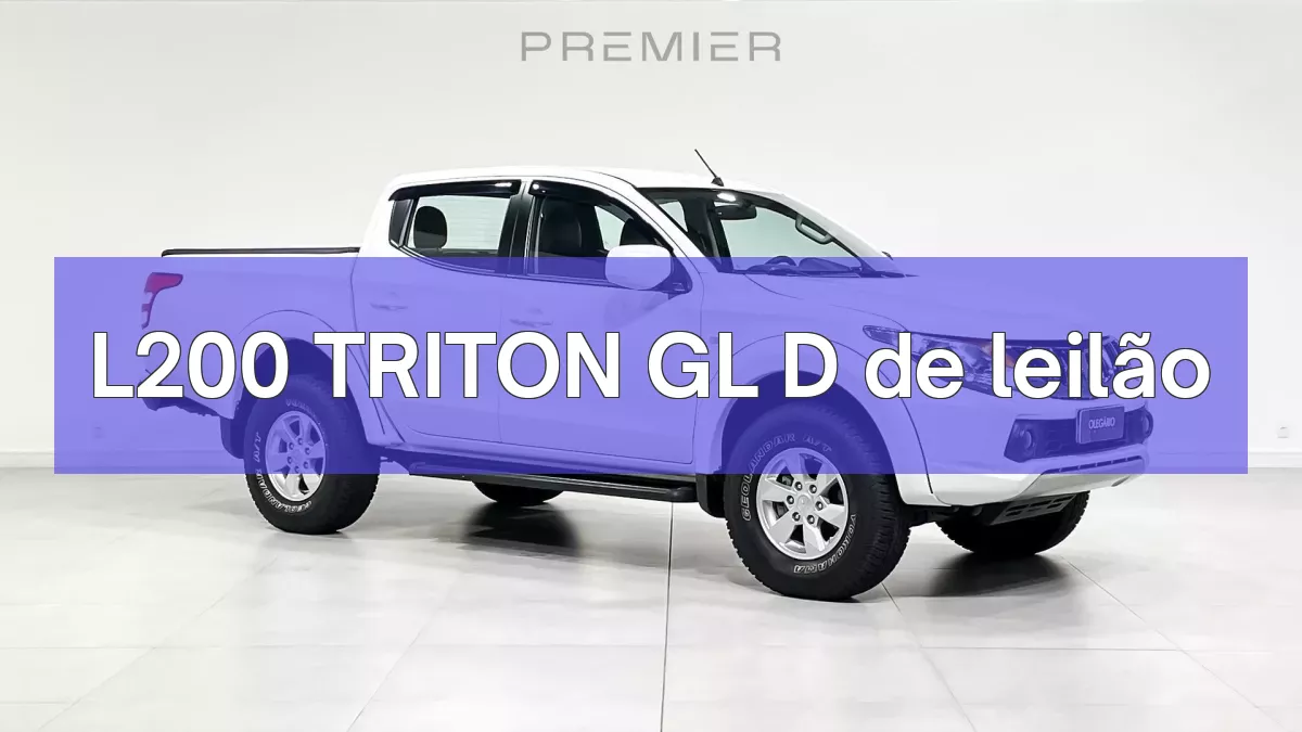 L200 TRITON GL D em leilão