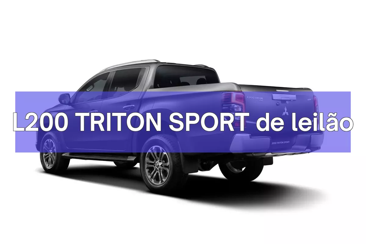 L200 TRITON SPORT em leilão