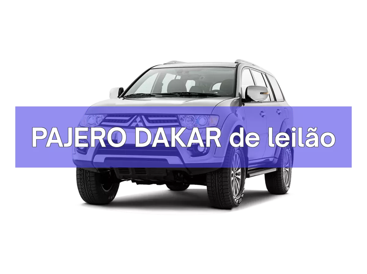 PAJERO DAKAR em leilão