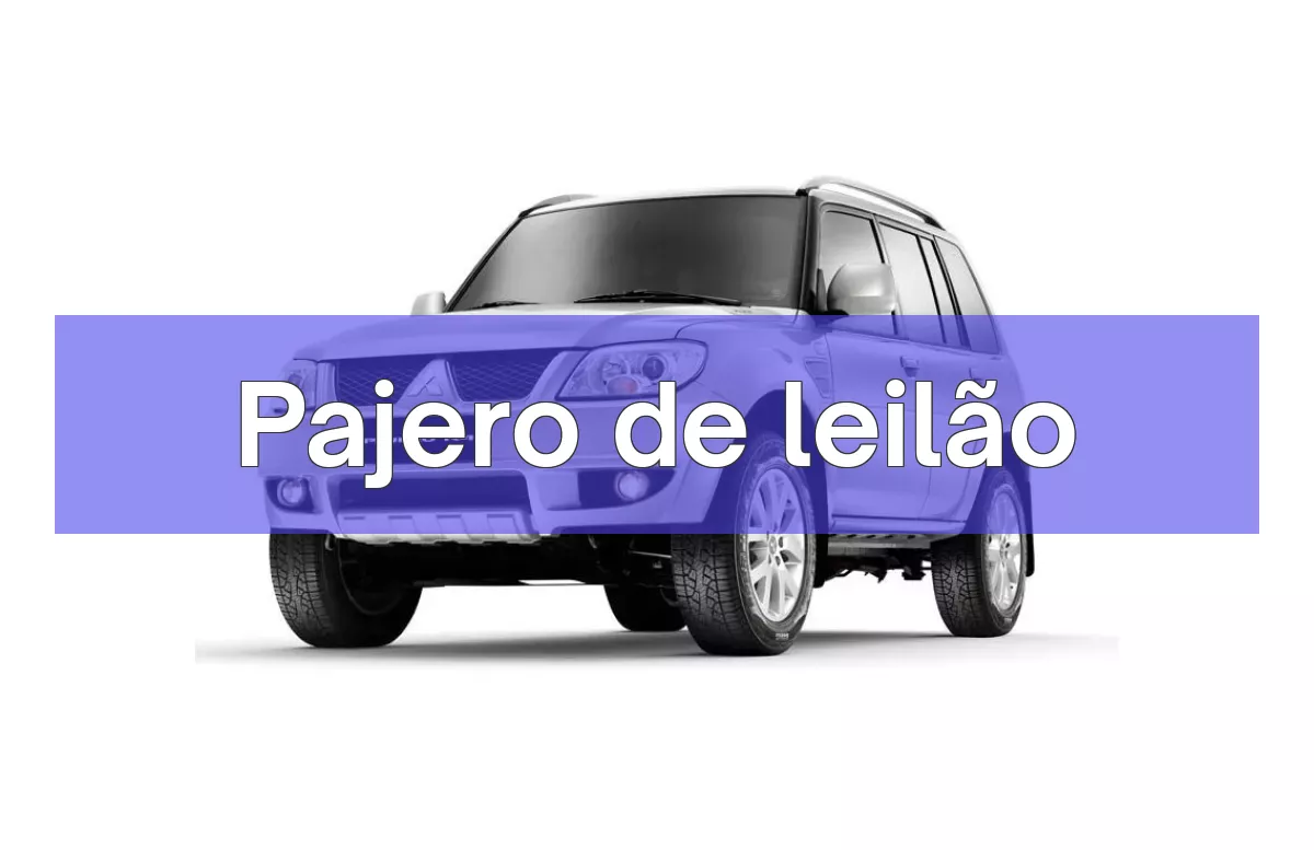 Pajero em leilão