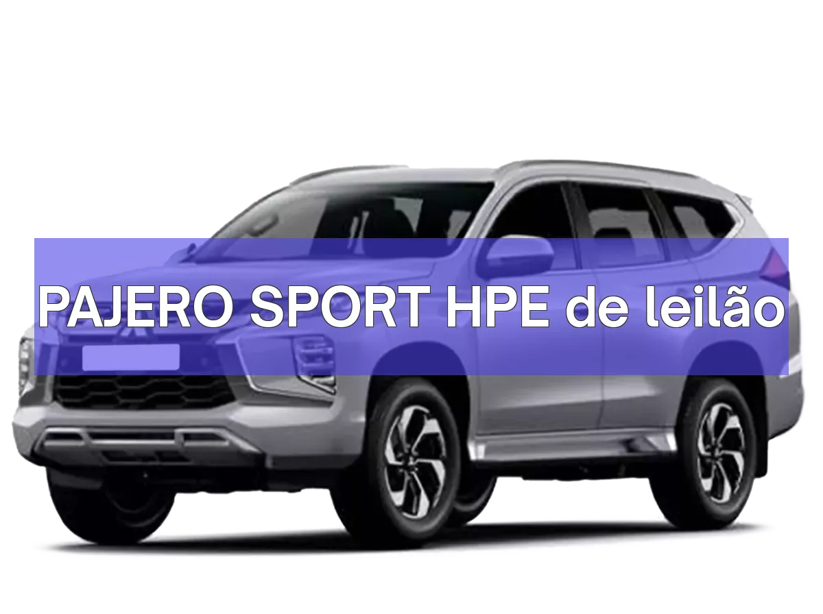 PAJERO SPORT HPE em leilão