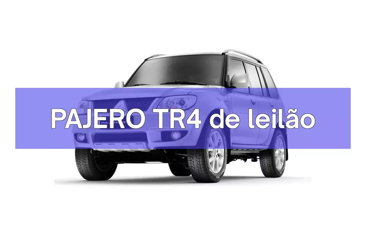 PAJERO TR4 em leilão
