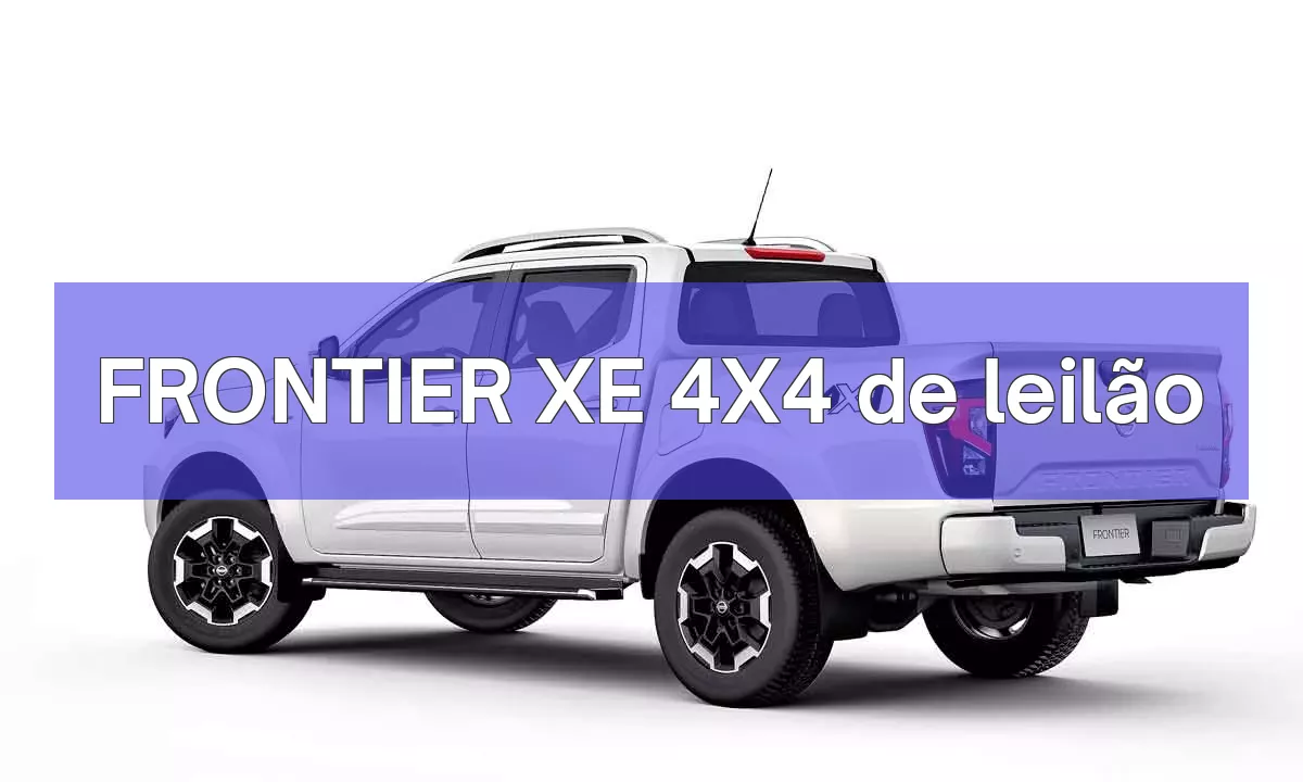 FRONTIER XE 4X4 em leilão