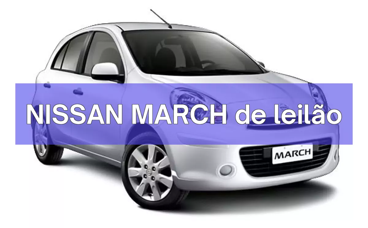 NISSAN MARCH em leilão