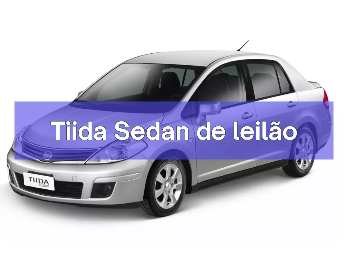 Tiida Sedan em leilão