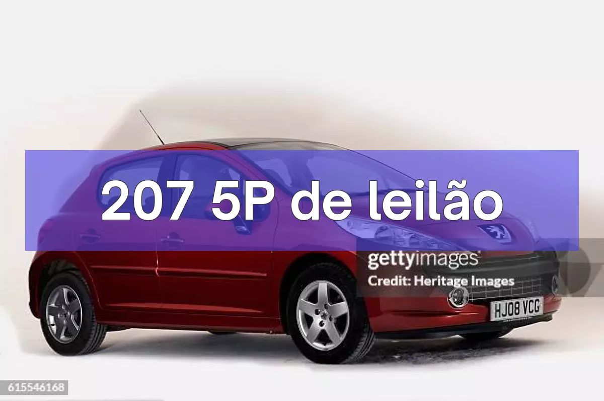207 5P em leilão