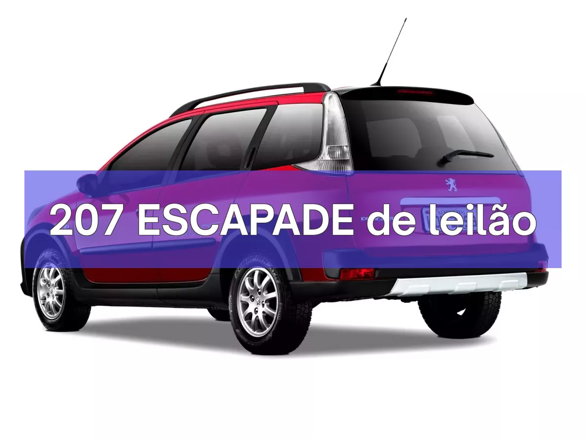 207 ESCAPADE em leilão