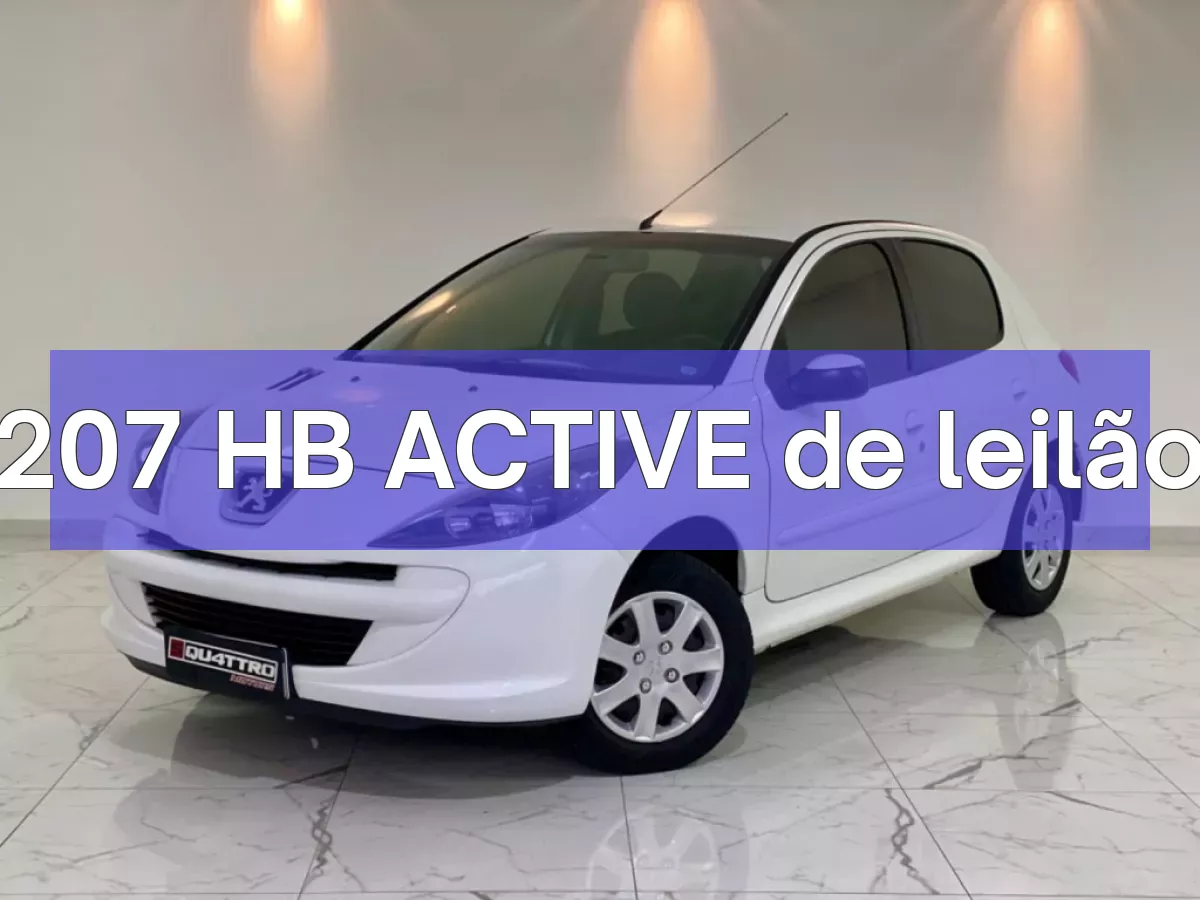 207 HB ACTIVE em leilão