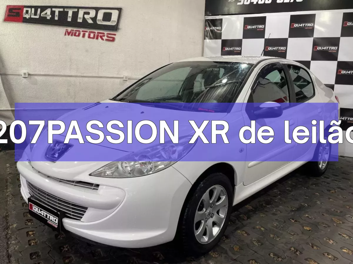 207PASSION XR em leilão