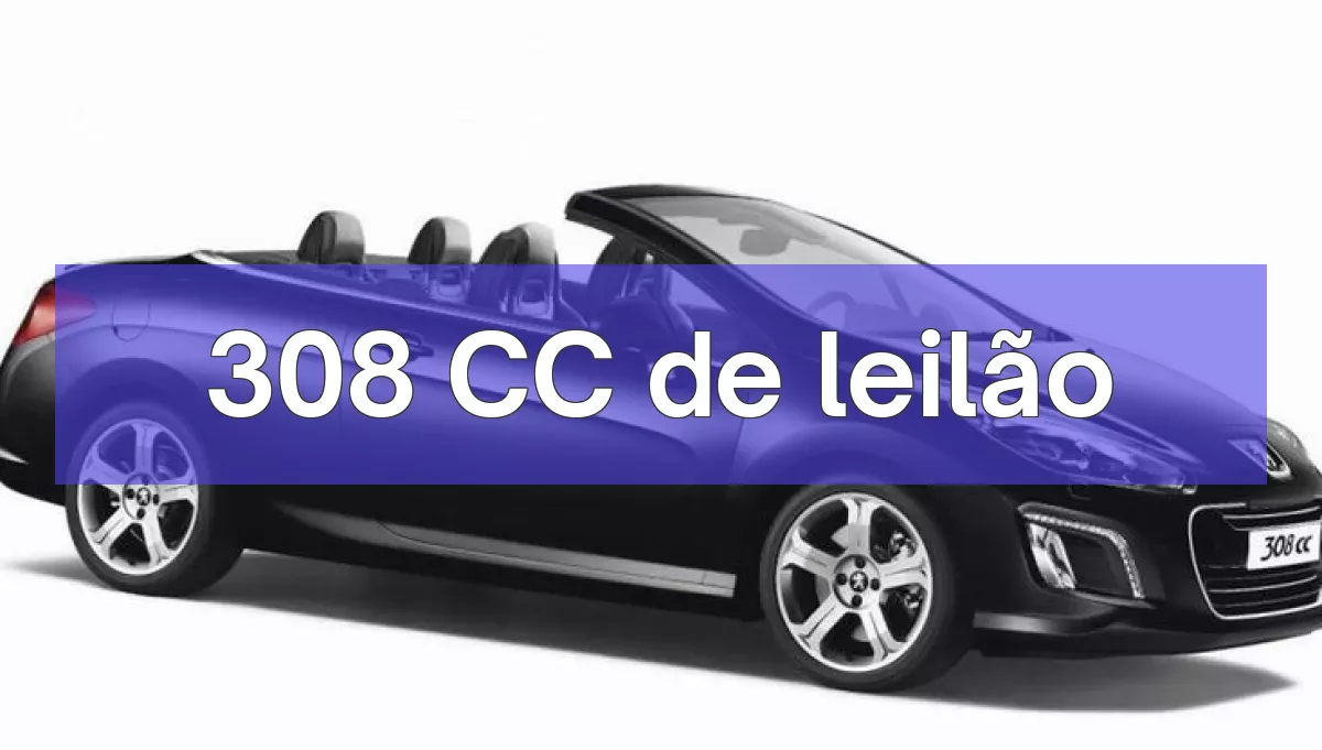 308 CC em leilão