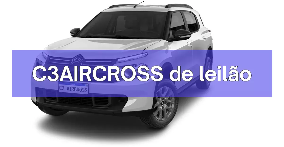 C3AIRCROSS em leilão