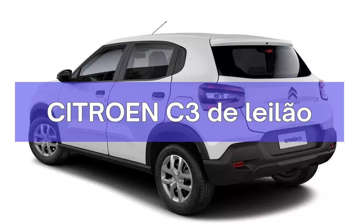 CITROEN C3 em leilão