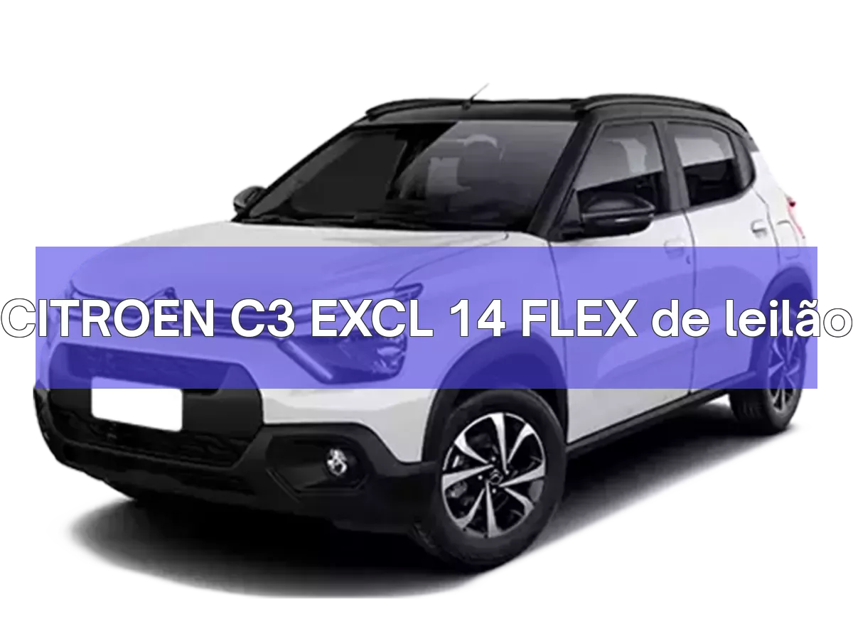 CITROEN C3 EXCL 14 FLEX em leilão