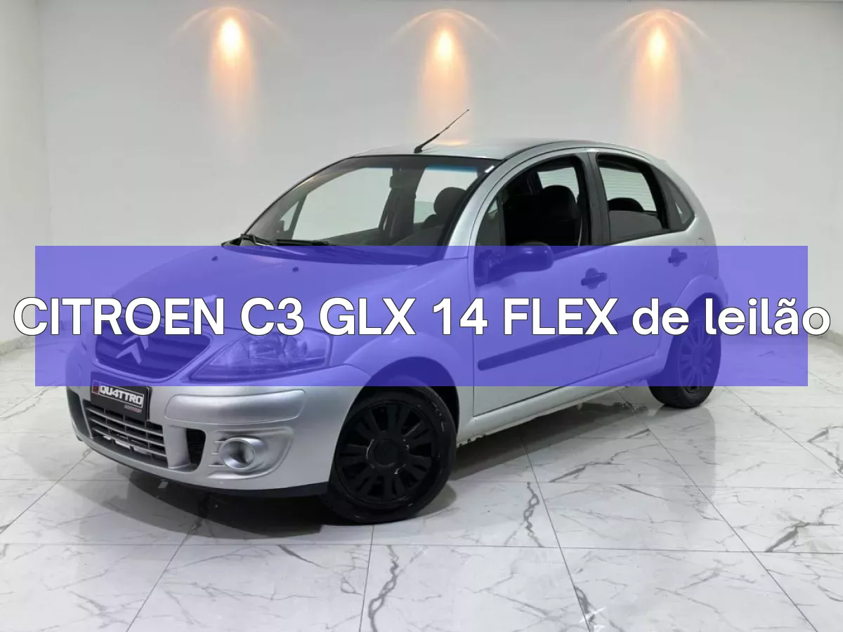 CITROEN C3 GLX 14 FLEX em leilão