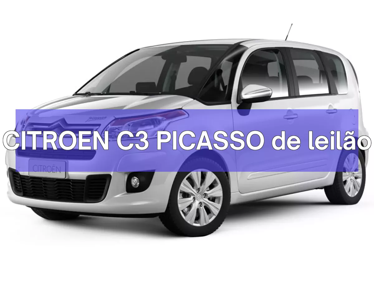 CITROEN C3 PICASSO em leilão
