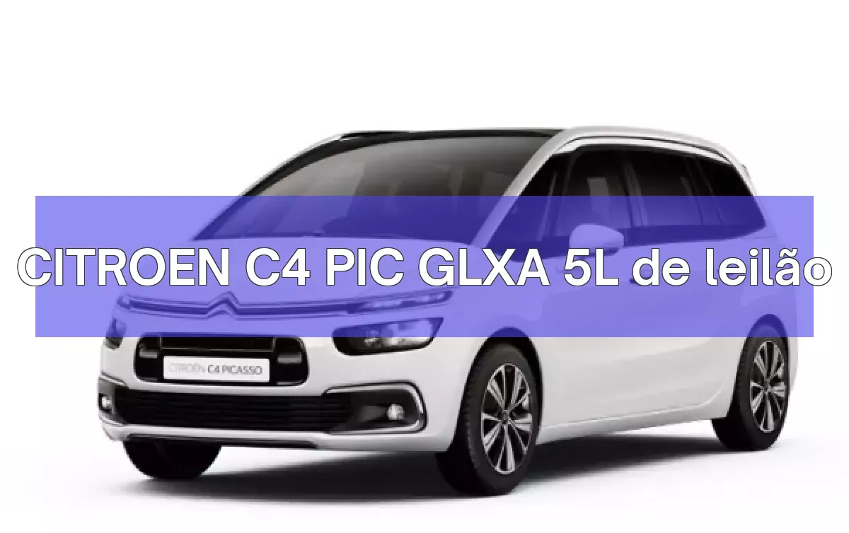 CITROEN C4 PIC GLXA 5L em leilão